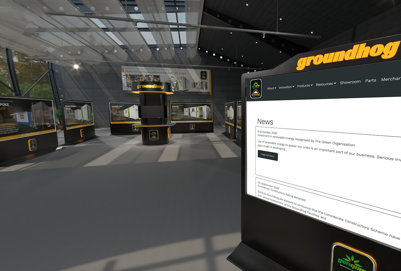 Groundhog Virtual Showroom